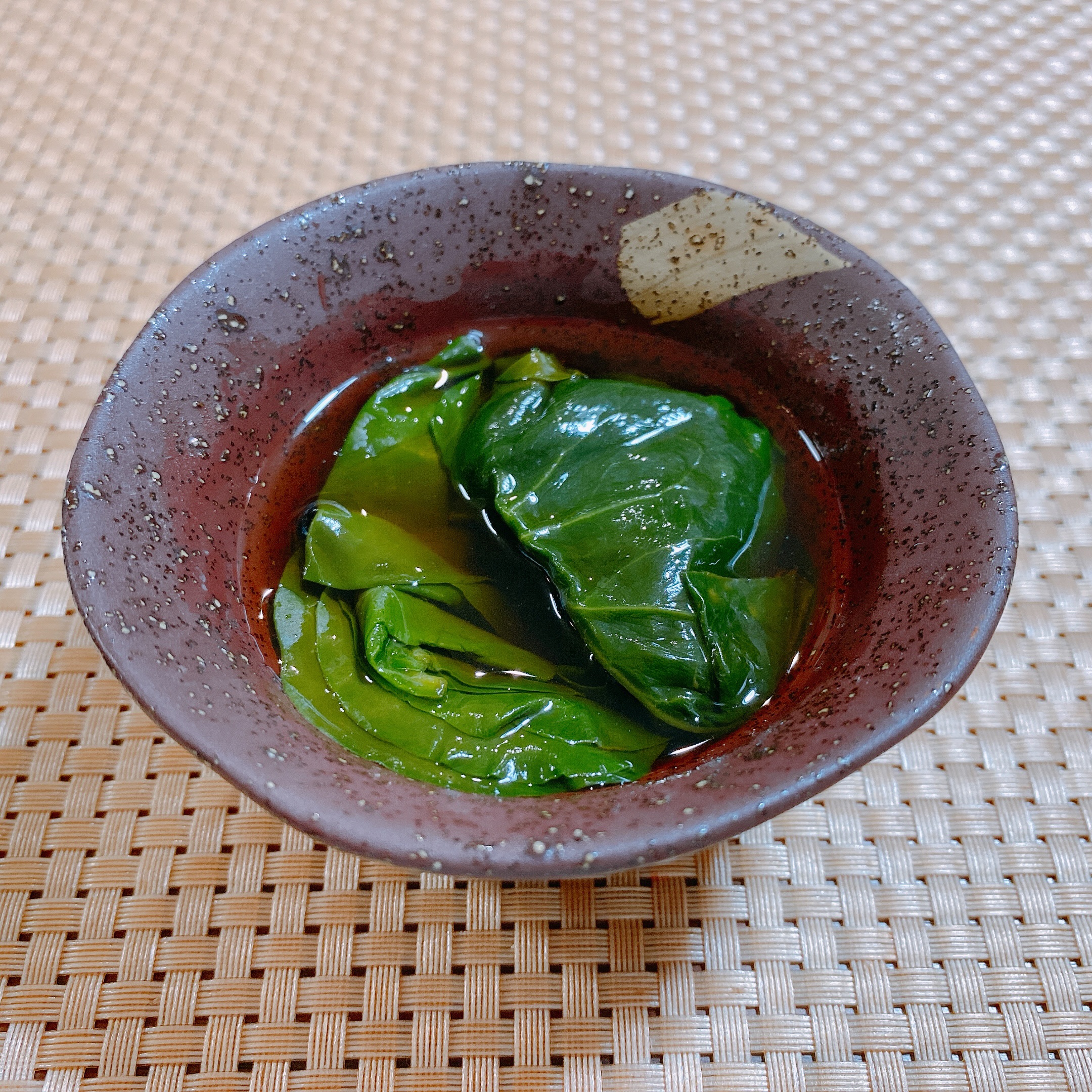 オカワカメのおひたし
