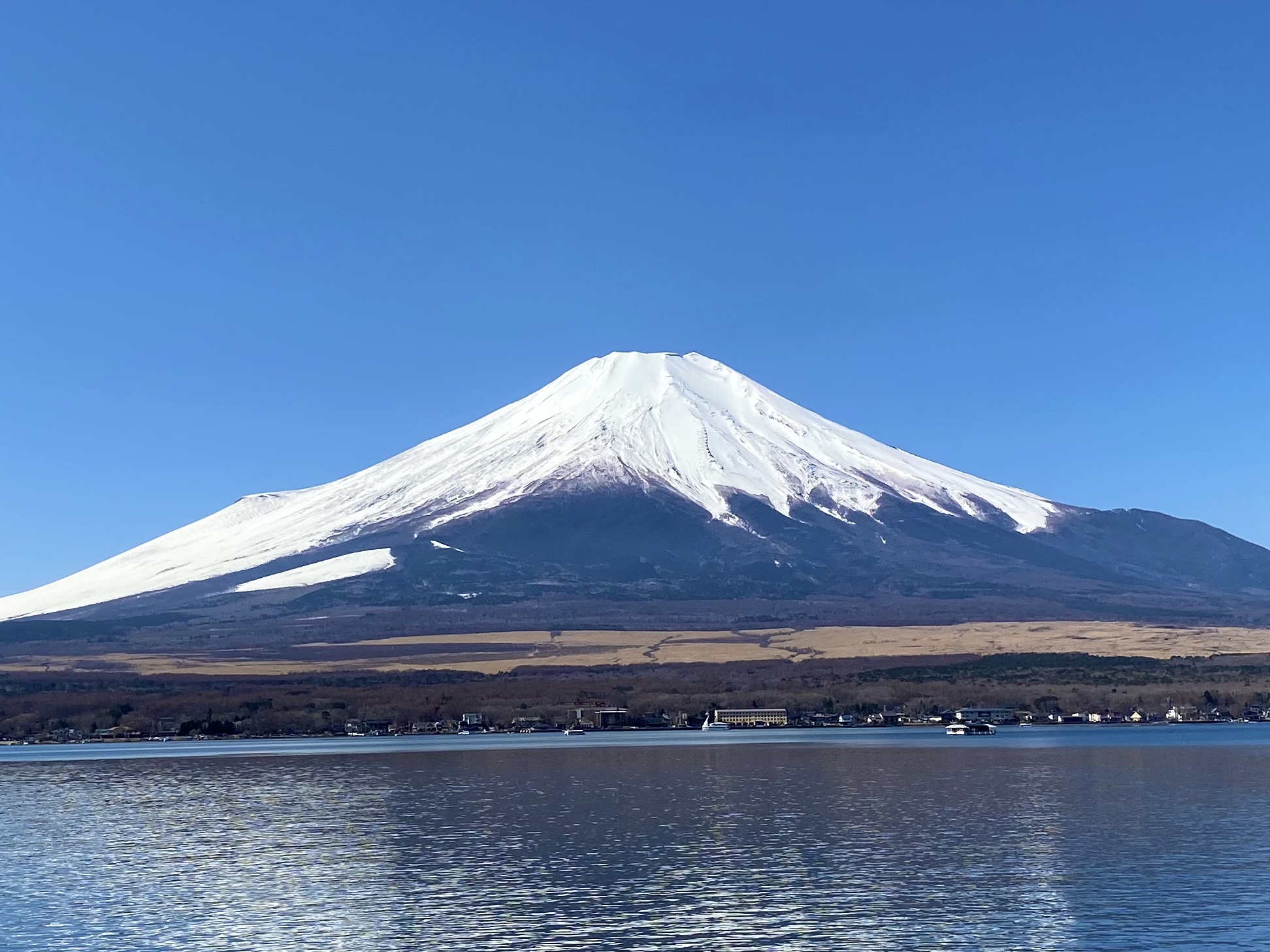 富士山と山中湖