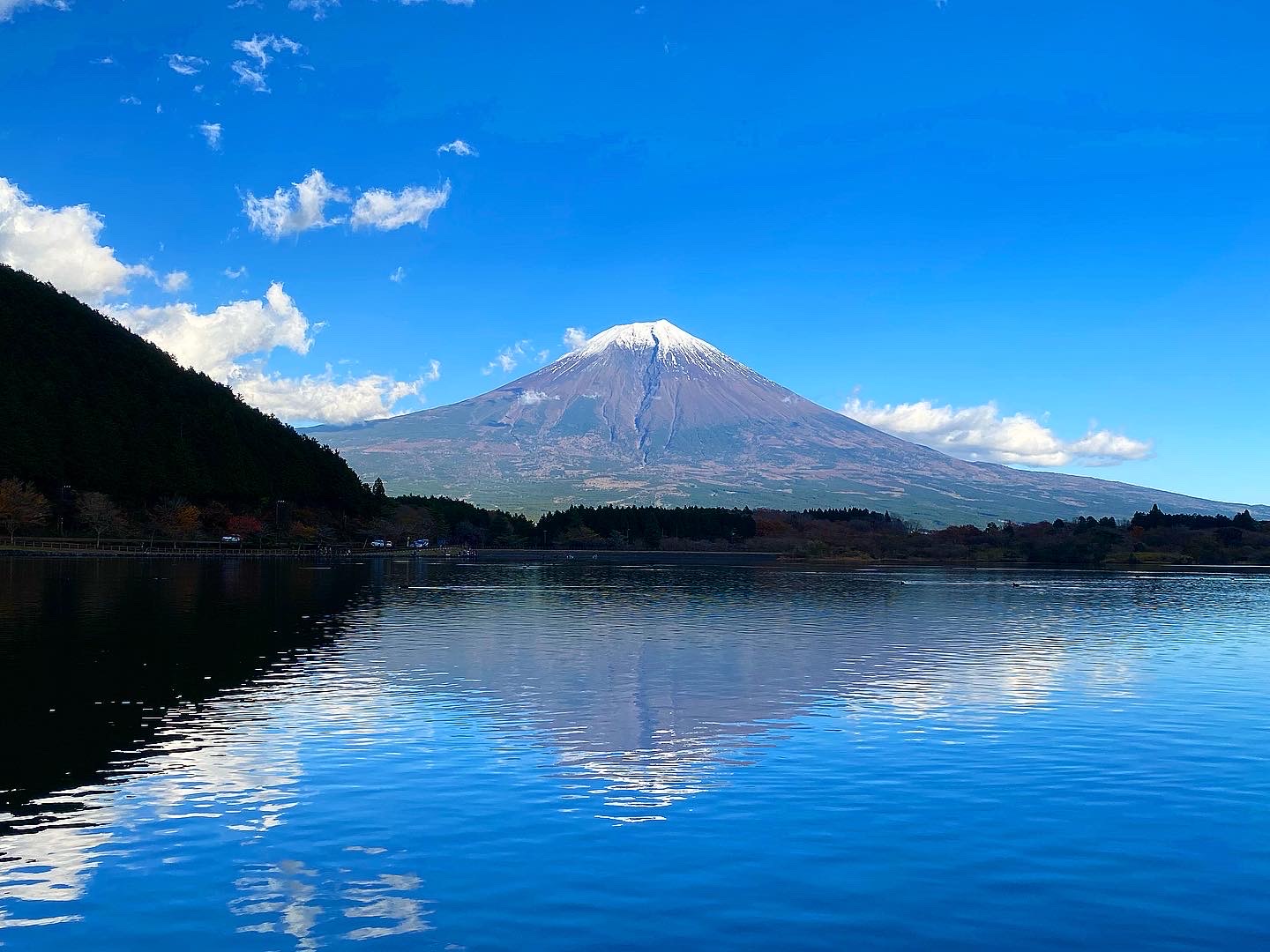 田貫湖の富士山