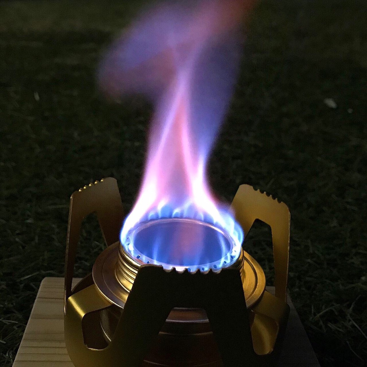 アルコールストーブの炎②